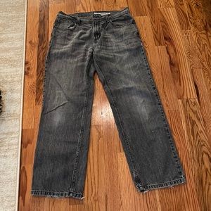 Men’s Dark Gray Baggy Jeans 33x30